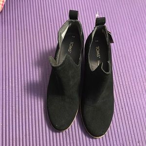 Black Toms booties